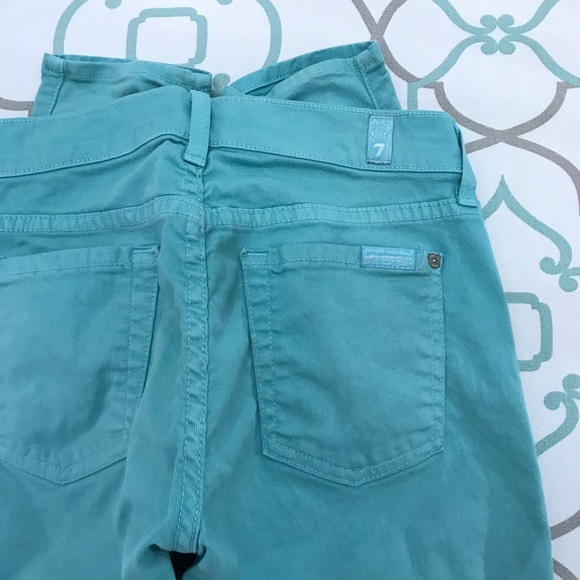 7 For All Mankind Denim - 💚👖7FAM! CROP SKINNY👖💚26 1/2 24.25” EUC